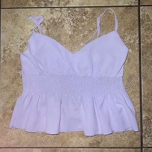 Light purple crop top from SHEIN size small
